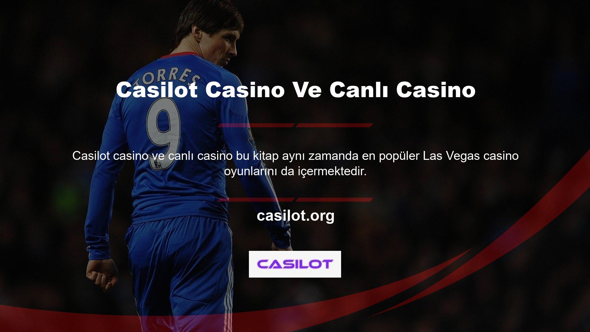 Casino bölümü slot oyunlarının sanal versiyonlarını sunmaktadır